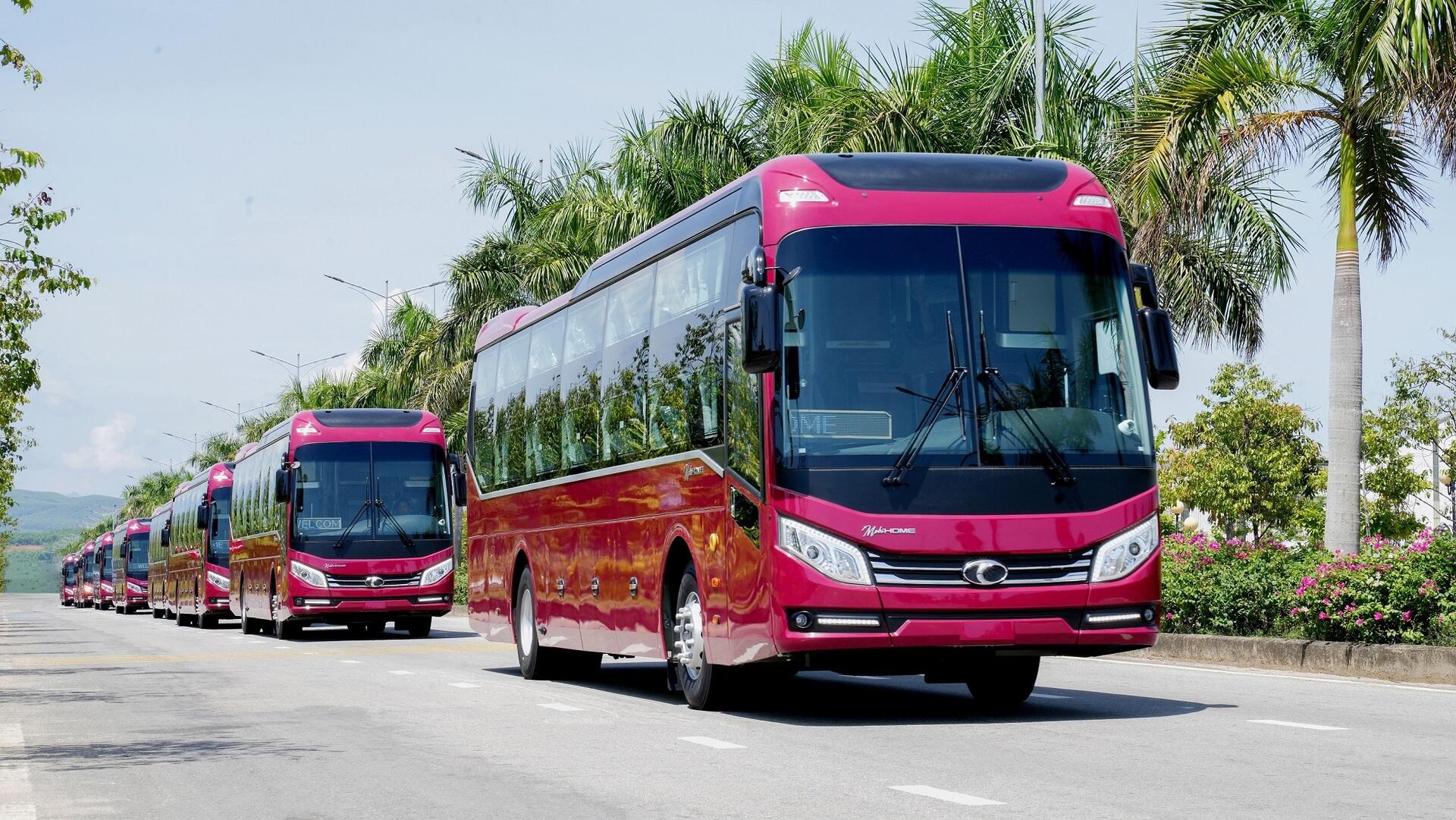 Xe bus giường nằm THACO sử dụng nền tảng khung gầm Volvo